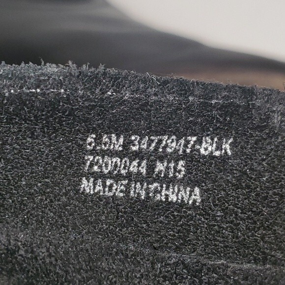 Frye Black Leather & Suede Tessa Zip Short Ankle Boot Bootie 6.5 - Picture 13 of 13